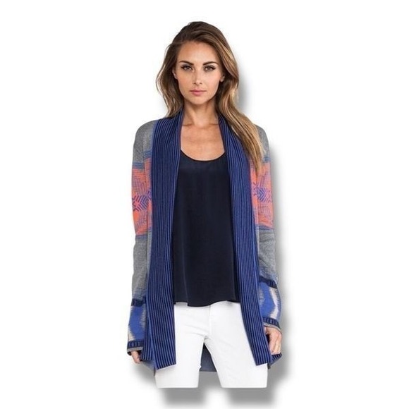 Twelfth Street by Cynthia Vincent Sweaters - Twelfth Street by Cynthia Vincent Log Cabin cardigan sweater Small